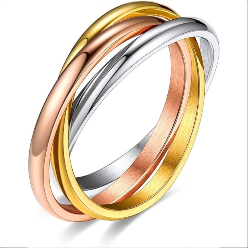 Bestyle Women's Ring Stainless Steel Wrap Ring Set of 3;Juego de 3 Anillos Envolventes de Acero Inoxidable para Mujer Be style 1 bestyle-womens-ring-stainless-steel-wrap-ring-set-of-3.jpg