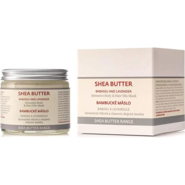 Botanicus Intensive body and hair oil mask made of shea butter / babassu and lavender 100g,Botanicus Intenzivní tělová a vlasová olejová maska z bambuckého másla / babasu a levandule 100g,Botanicus