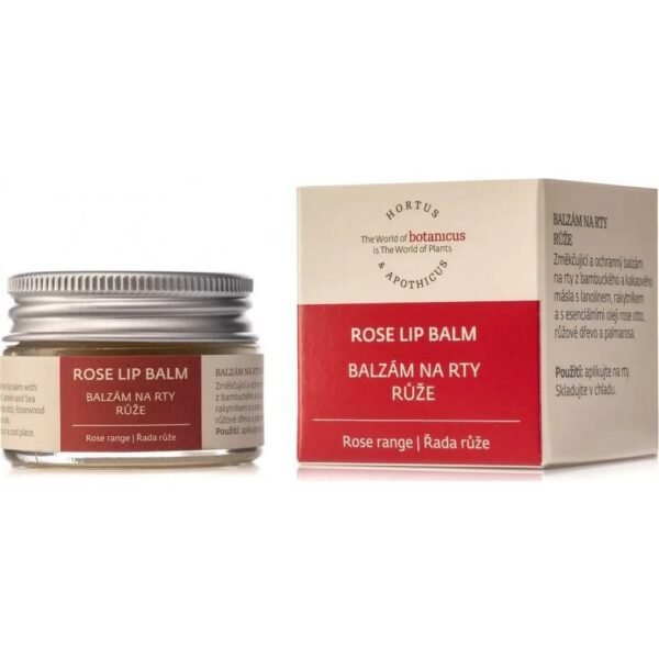 Botanicus Rose Lip Balm 15g ,Botanicus Balzám na rty růže 15g,Botanicus