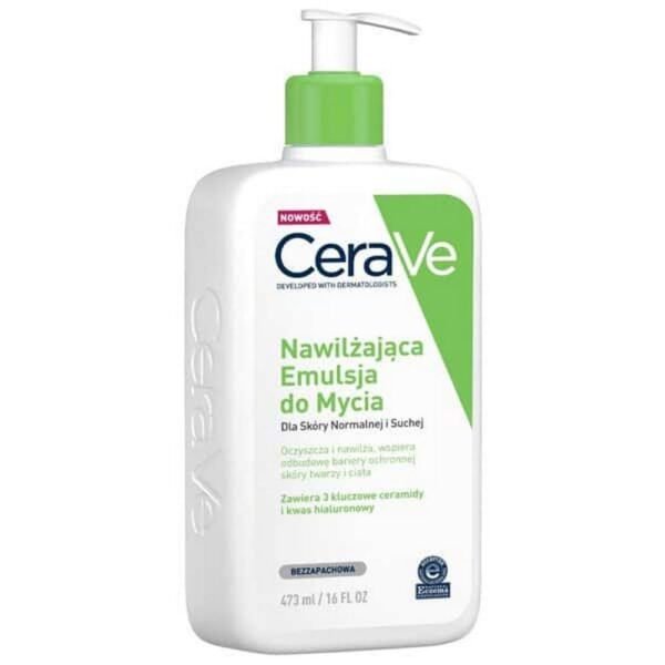 CeraVe, moisturizing cleansing emulsion, 473 ml