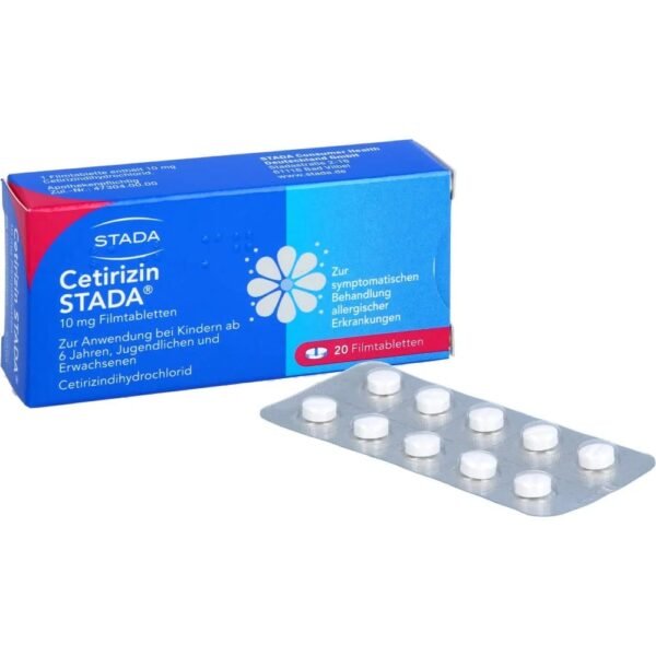 CETIRIZIN STADA 10 mg film -coated tablets, 20 pcs