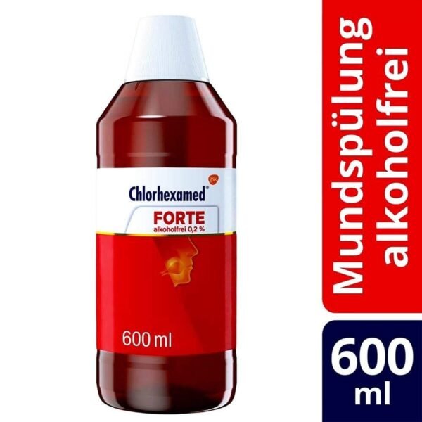 CHLORHEXAMED FORTE alcohol-free 0.2% solution, 600 ml