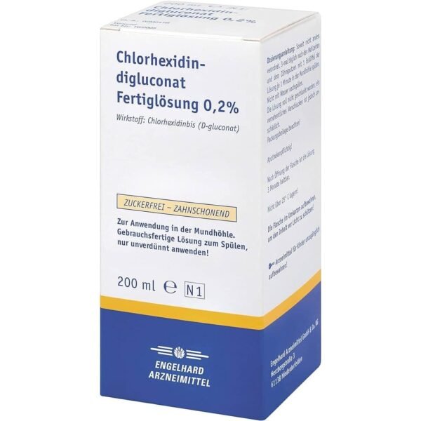 CHLORHEXIDINDIGLUCONAT ready solution 0.2%, 200 ml