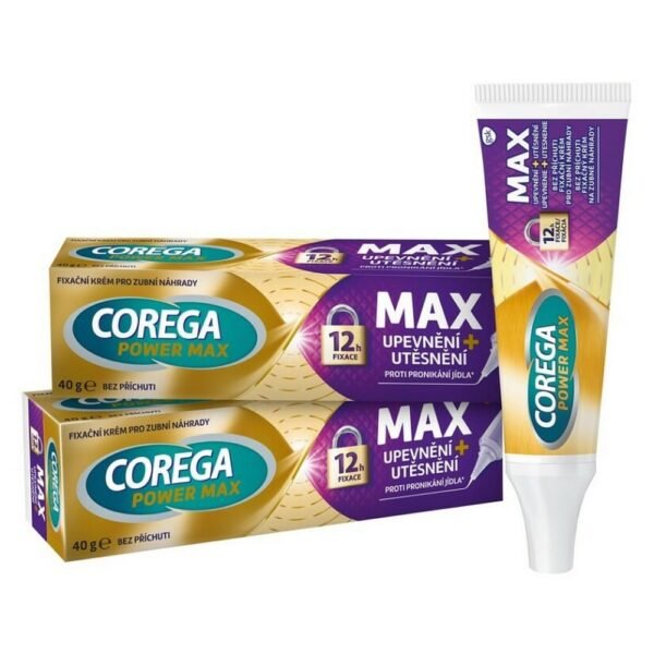 COREGA Power max fixing + sealing fixing cream 2 x 40 g
​