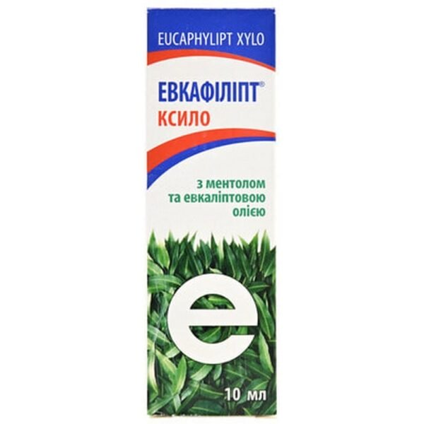 Eucaphilipt xylo nasal spray. dosage 0.1% fl. polymer. 10 ml, with spray