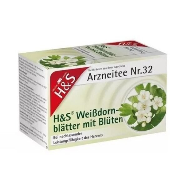 H&s hawdorn leaves with flowers filter bags, 20x1.6 g