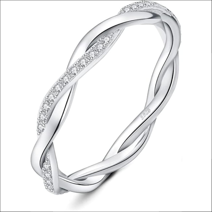 JewelryPalace Infinity Rope Twisted Cubic Zirconia Band Ring Women's;JewelryPalace Anillo de Banda de Circonita Cúbica Retorcida con Cuerda Infinita para Mujer 1 jewelrypalace-infinity-rope-twisted-cubic-zirconia-band-ring-womens.jpg