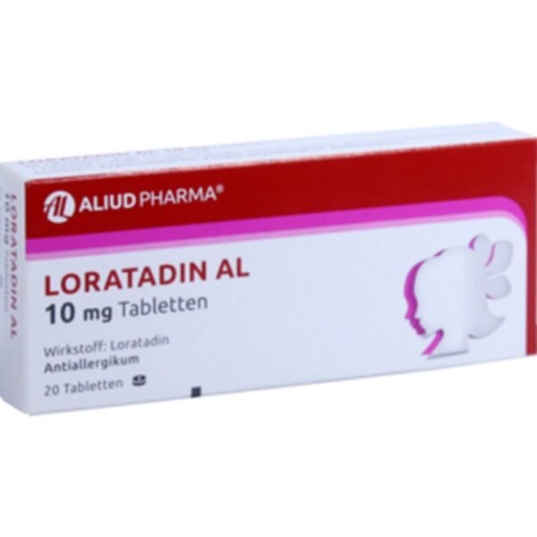 LORATADIN AL 10 mg allergy tablets – 20-count pack
