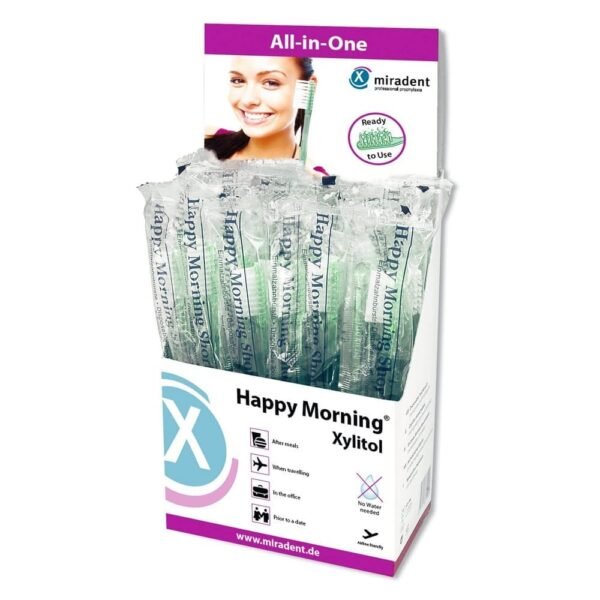 MIRADENT Disposable toothbrush Happy Morning Xylitol, 50 pcs