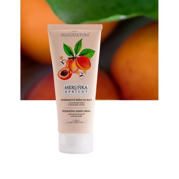 Moisturizing hand cream with apricot kernel oil and shea butter,Hydratační krém na ruce s olejem z meruňkových jader a bambuckým máslem
​,Manufaktura