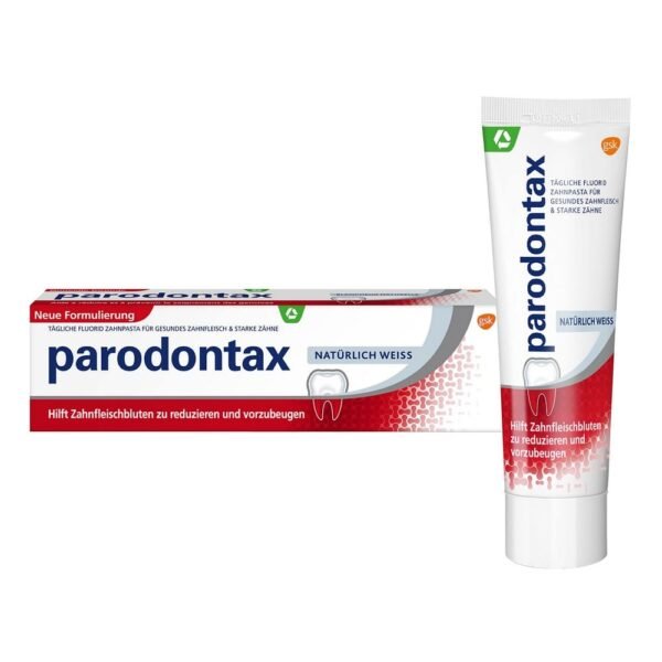 PARODONTAX Naturally White Toothpaste, 75ml