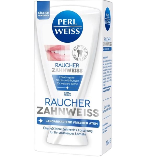 PERLWEISS Smoker's Teeth Whitening Toothpaste, 50ml