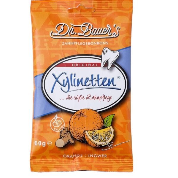 XYLINETTEN Orange Ginger Candies, 60g