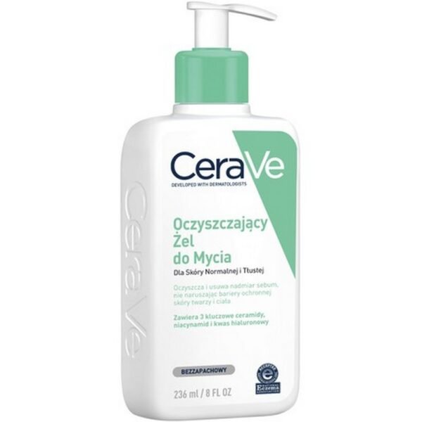 L'Oreal,CeraVe Cleansing Gel for Washing Body and Face 236,CeraVe Oczyszczający Żel do Mycia ciała twarzy 236