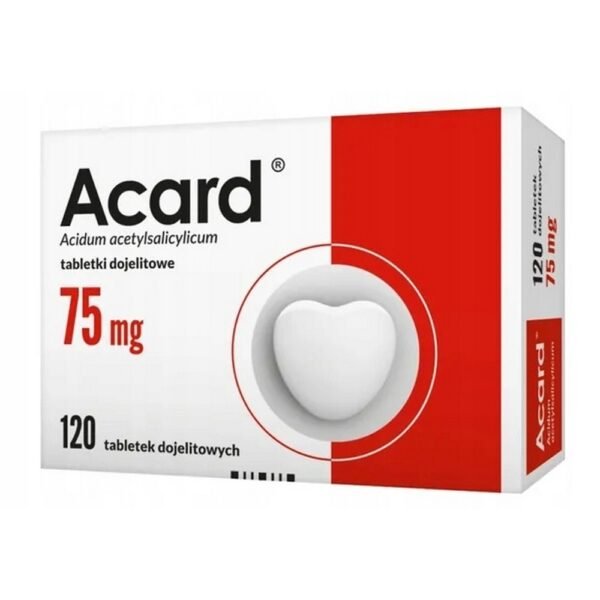 Lek bez recepty Polfa Warszawa Acard 75 mg 120 tabletek