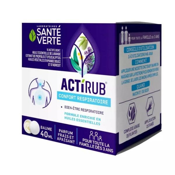 ACTIRUB Pectoral balm 40ml,ACTIRUB Baume pectoral 40ml