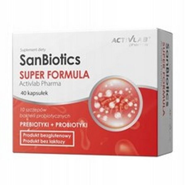 Activlab Pharma Sanbiotics Formula 40 Caps