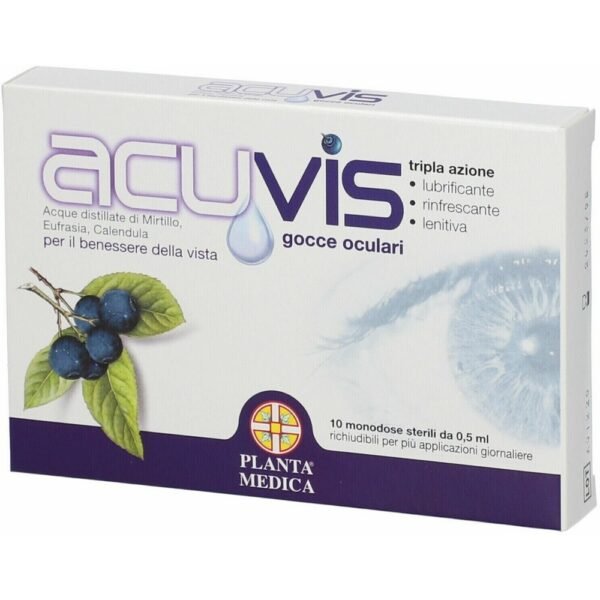 Acuvis Sterile Single-dose Eye Drops, 10 x 0.5ml
