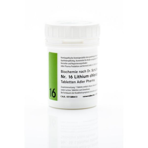 Adler Schüßler Salt No. 16 tablets, 100g