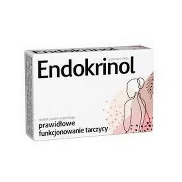 Aflofarm,2× Endocrinol iodine for the thyroid hormone production ,30x,2× Endokrynol jodowy do produkcji hormonów tarczycy, 30x
