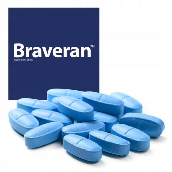 Aflofarm,Braveran Dietary supplement for men, 8, pcs,Braveran Suplement diety dla mężczyzn, 8 szt.