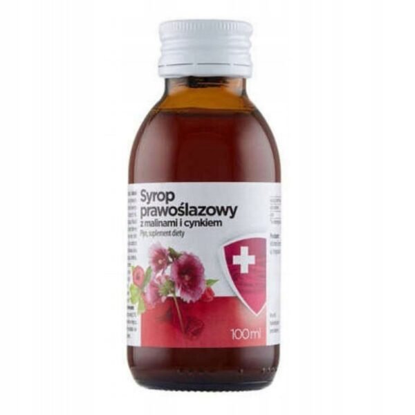 Aflofarm,marshmallow syrup with raspberries and zinc ,100, ml,marshmallow syrup with raspberries and zinc ,100, ml