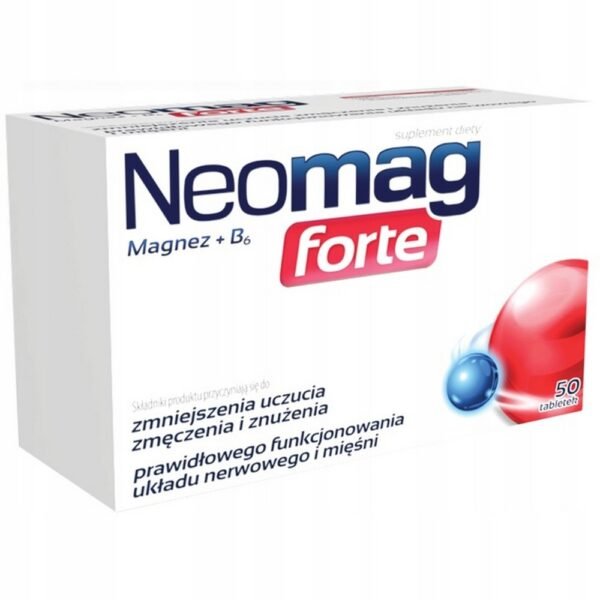 Aflofarm,NeoMag forte dietary supplement 50, pcs,51 g 50 ,pcs,NeoMag forte suplement diety 50 szt. 51 g 50 szt.