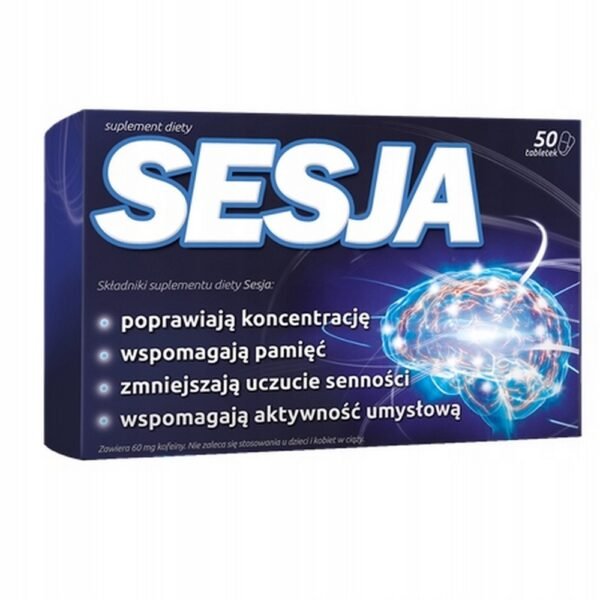 Aflofarm,Session Dietary supplement, 50, pieces,Sesja Suplement diety Musujący 20 szt.