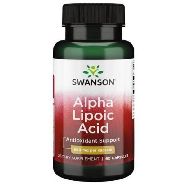 ALA alpha-lipoic acid, 600 mg, capsules, 60 pieces