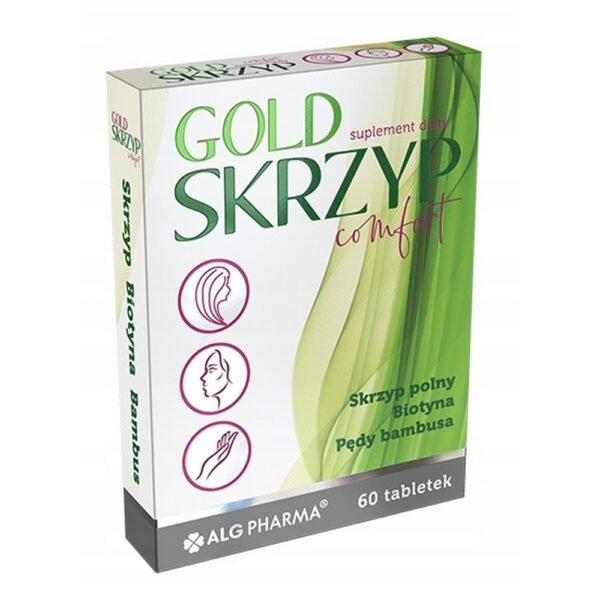 Alg Pharma, Gold Horsetail Dietary supplement Comfort, 60 ,pcs,Złoty Skrzyp Suplement diety Comfort, 60 szt