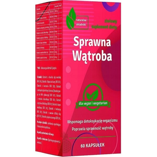 Alg Pharma,Efficient Liver dietary supplement milk thistle, 60, pcs,Efficient Wątroba suplement diety ostropest plamisty, 60 szt.
