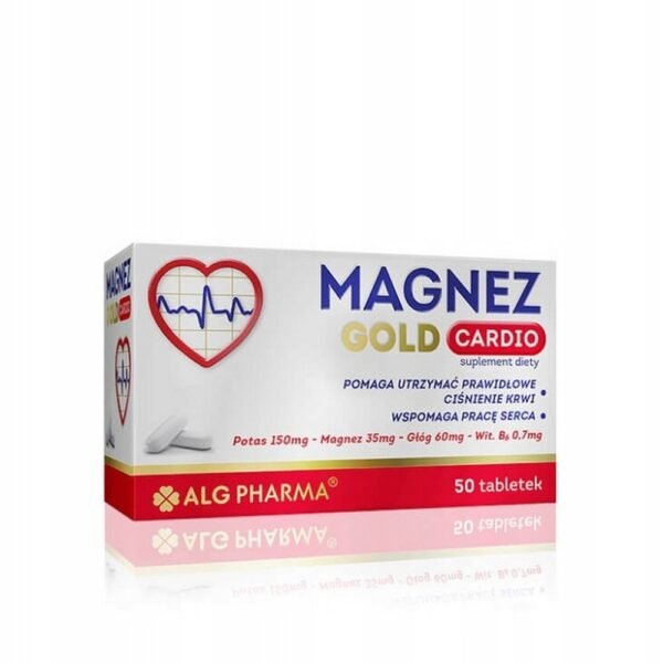 ALG Pharma,Magnesium Gold Cardio dietary supplement magnesium, 120 ,ml 50 ,pcs.Magnesium Gold Cardio suplement diety magnez, 120,ml 50,szt.