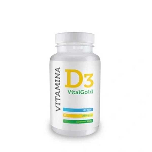 Alg Pharma,Vitamin D3 VitalGold Dietary supplement 120,ml 120 ,pcs,Witamina D3 VitalGold Suplement diety 120,ml 120,szt