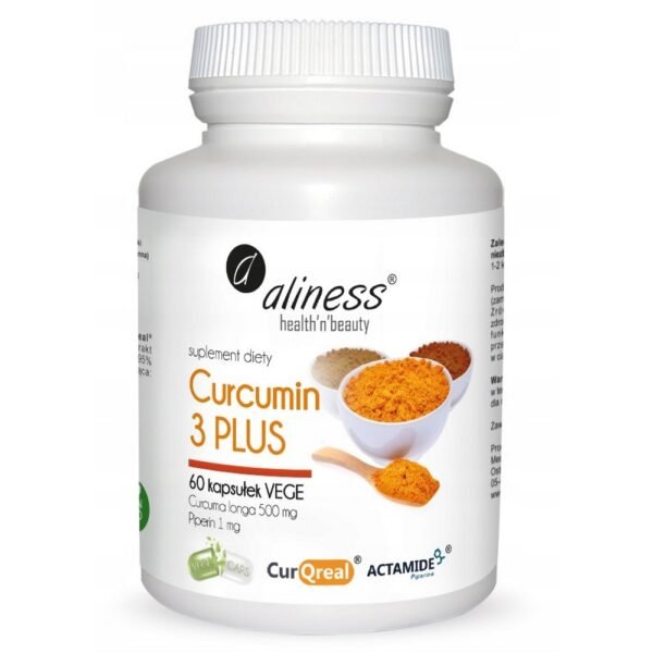 Aliness,Aliness CURCUMIN and PIPERYNA turmeric CURCUMIN 60k,Aliness KURKUMINA i PIPERYNA KURKUMINA 60k