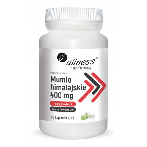 Aliness,Aliness MUMIO Himalayan SHILAJIT EXTRACT 90 capsules,Aliness MUMIO Himalajski ekstrakt SHILAJIT 90 kapsułek