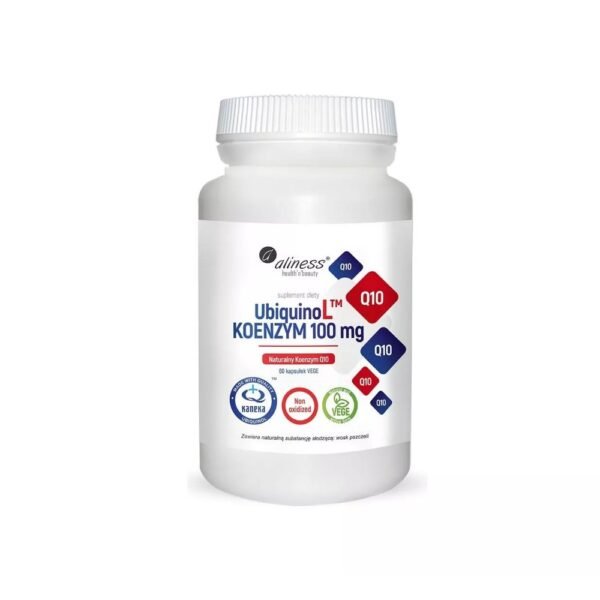 Aliness UbiquinoL natural coenzyme Q10 100mg 60 caps