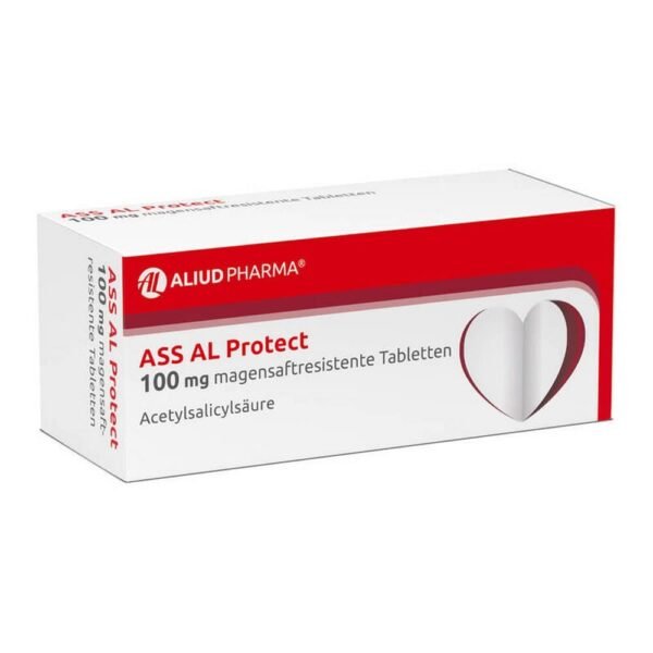 Aliud ASS AL Protect 100mg gastro-resistant tablets, 50 pieces