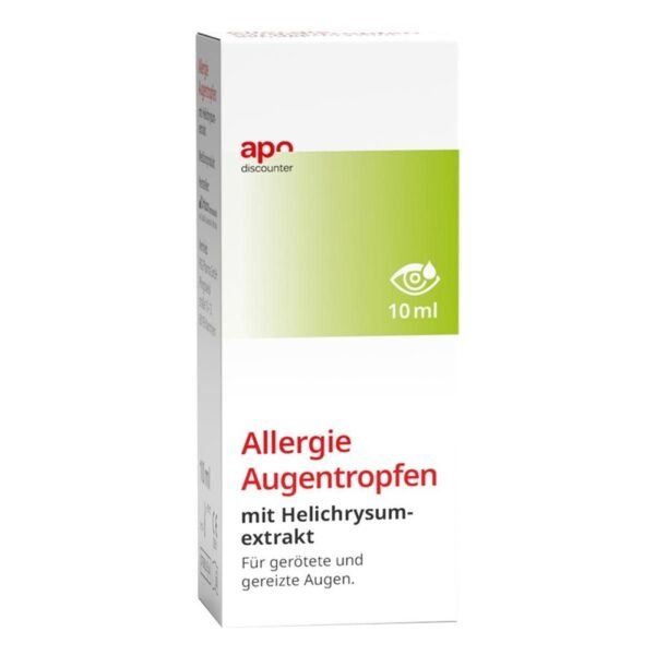 Allergy eye drops with helichrysum extract from apodiscounter (10 ml),Allergie Augentropfen mit Helichrysumextrakt von apodiscounter (10 ml)