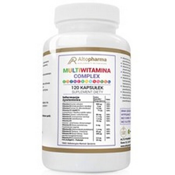 Alto Pharma,ADEK + Vit C + Vit B MULTIVITAMIN COMPLEX, 120 ,ADEK + Wit C + Wit B KOMPLEKS MULTIWITAMINOWY, 120