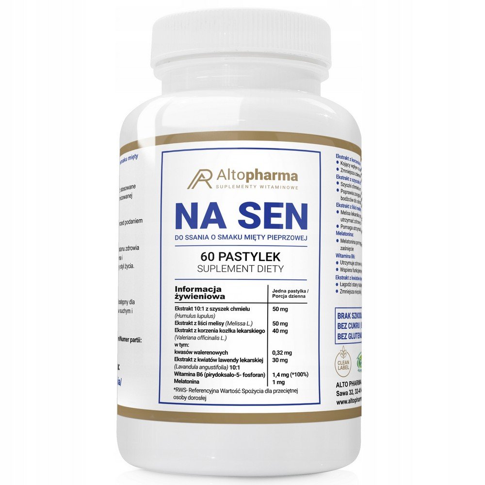 Alto Pharma,Na Sen dietary supplement, 60,Na Sen suplement diety, 60 1 Alto Pharma,Na Sen dietary supplement, 60,Na Sen suplement diety, 60