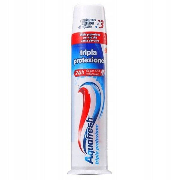 SmithKline Beecham,Aquafresh Pump Fresh & Mint toothpaste 100 ml,Pasta do zębów Aquafresh Pump Fresh & Mint 100 ml