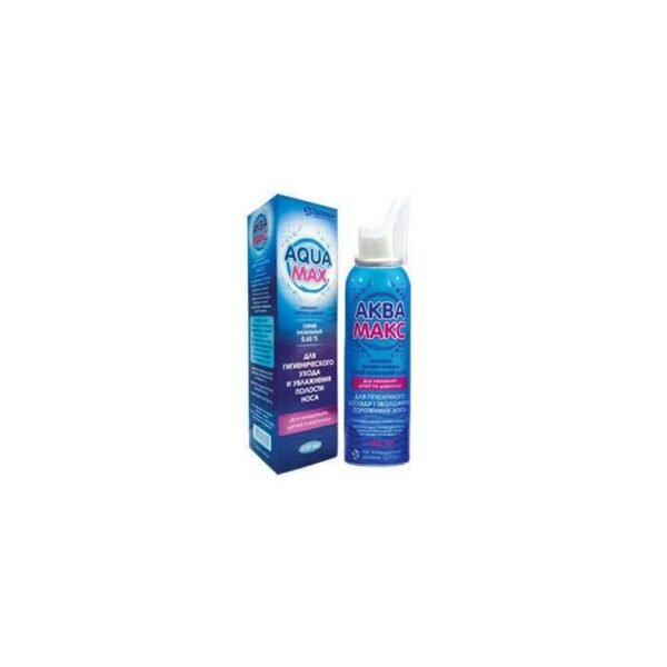 Aquamax nasal spray. 0.65% cylinder with valve package 150 ml, with dispenser nozzle