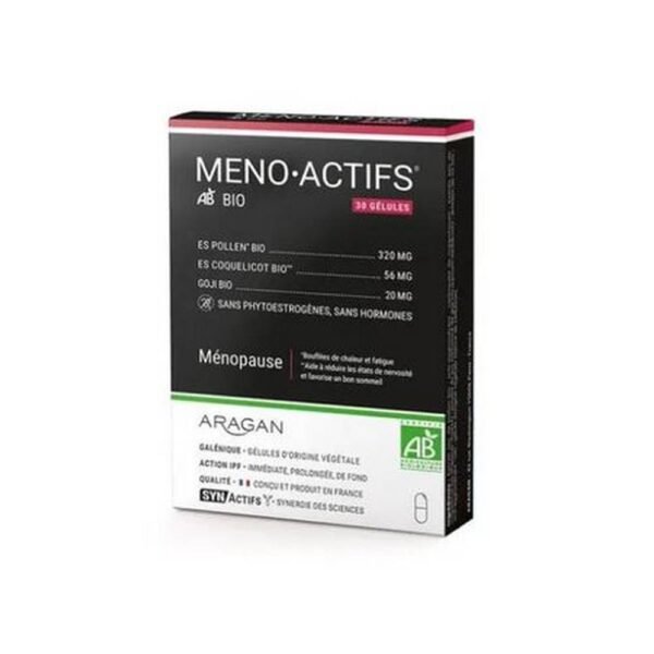 Aragan Synactives MenoActives Bio, 30, Aragan Synactifs MenoActifs Bio
