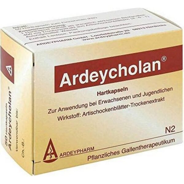 Ardeycholan hard capsules, 50 pieces