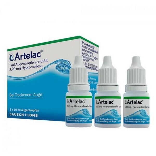 ARTELAC eye drops, 3x10 ml