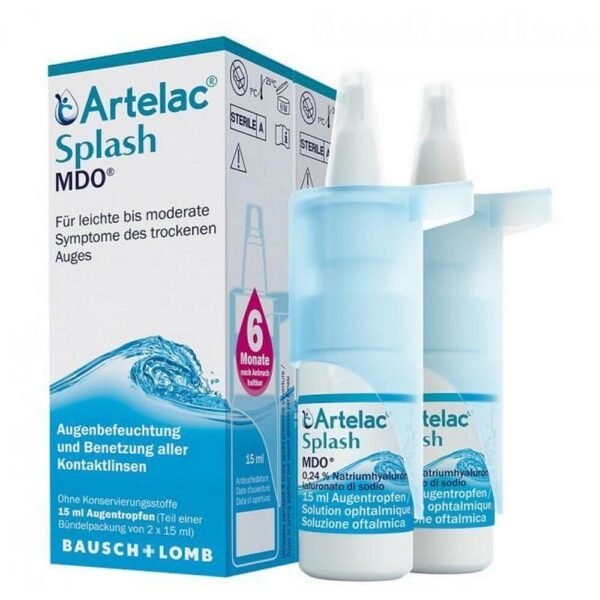 ARTELAC Splash MDO eye drops, 2x15 ml