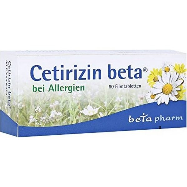 betapharm Cetirizin beta Filmtabletten, 60 Stück