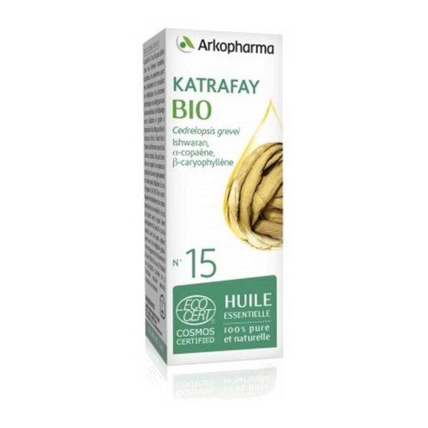 Bio Katrafay Essential Oil n°15, 10 ml, Huile Essentielle de Katrafay Bio n°15