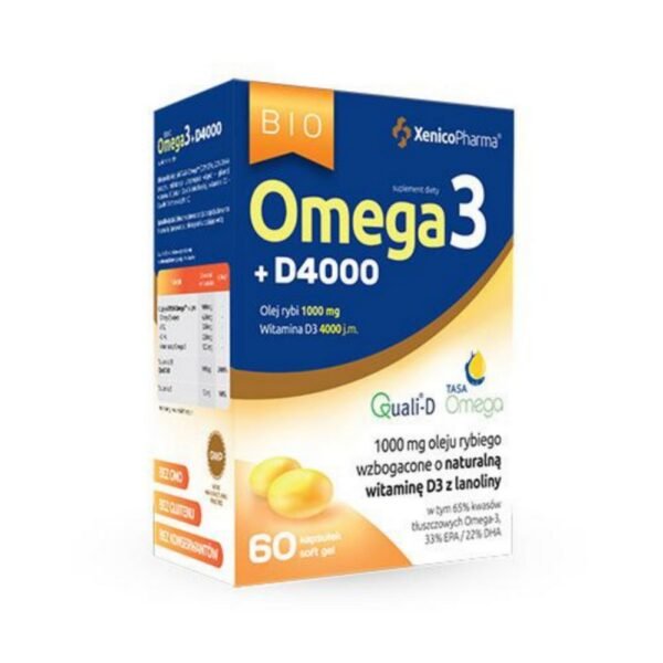 bio Omega3 + D4000 60 caps.