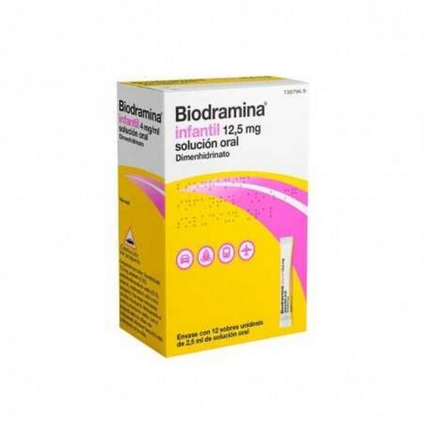Biodramina 50 MG Caffeine 4 Tablets